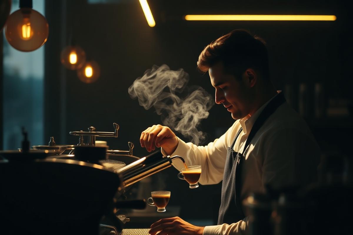 Espresso am Morgen