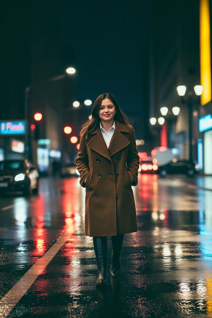 Regennacht in der Stadt