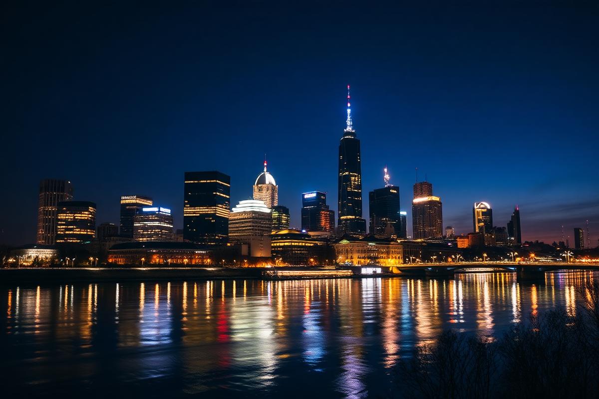 Frankfurt bei Nacht